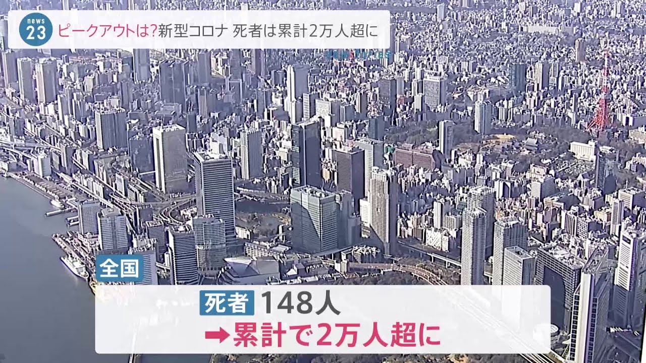 ピークアウトは？新型コロナ死者は累計2万人超に