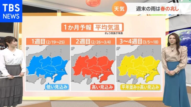 【2月18日関東の天気】関東 強い北風で寒い