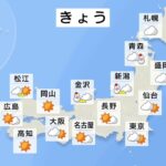 【2月24日 朝 気象情報】これからの天気