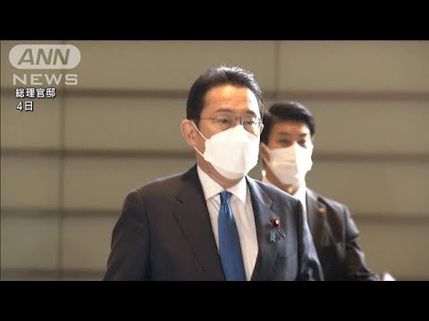 岸田総理大臣　ワクチン3回目接種の加速を指示(2022年2月7日)