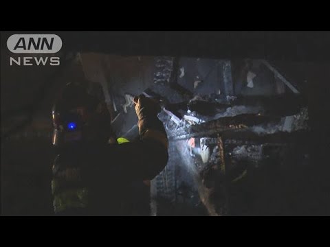 奈良・三郷町で住宅火災　焼け跡から4人の遺体(2022年2月28日)