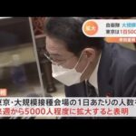 自衛隊 大規模接種 東京は１日５０００人に、岸田首相表明