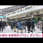 【速報】大阪の新規感染4702人　先週の月曜日から3000人以上減少(2022年2月21日)