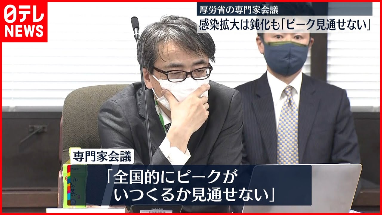 【新型コロナ】「ピークは見通せない」厚労省専門家会議