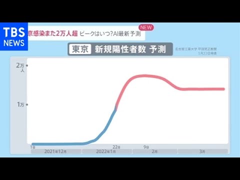 東京の感染ピーク ＡＩは「来週」予測も「減少緩やか」【news23】