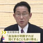 東京など１３都県のまん延防止「３週間軸」延長検討 あす岸田総理表明へ