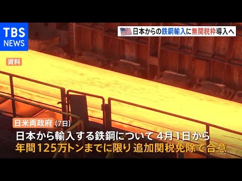 日本からの鉄鋼輸入に無関税枠導入へ 日米鉄鋼アルミ追加関税協議