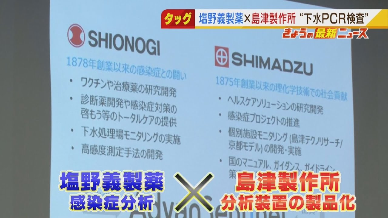「下水」を調べて新型コロナの感染動向を分析…塩野義製薬と島津製作所が新会社を設立（2022年2月8日）