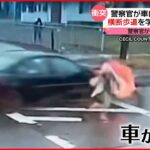 【身代わりに…】横断歩道に車突入 交通整理の警察官が…　アメリカ