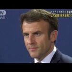 ウクライナ情勢　仏大統領「解決策見つけられる」(2022年2月9日)