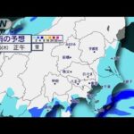 関東の雪　ピークは夕方から夜　東京都心でも警報か(2022年2月10日)