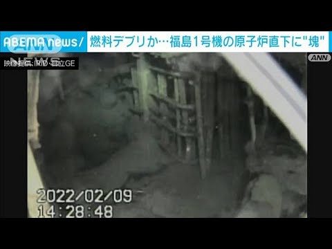 燃料デブリか　原子炉真下の“塊”映像を公開　東京電力(2022年2月11日)