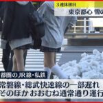 【現場】３連休初日 雪の影響は…　東京・新宿駅前