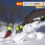 積雪２ｍ以上…高齢化進む豪雪地域で大学生らが「雪かきボランティア」　滋賀・長浜市(2022年2月11日)