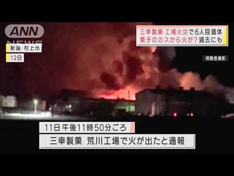 新潟・製菓工場火災　過去と同様の原因か　被害拡大の要因は(2022年2月14日)