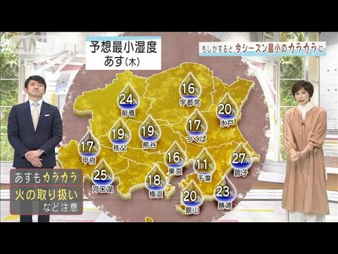 【関東の天気】あすは関東「寒気圏内」で気温ダウン(2022年2月16日)