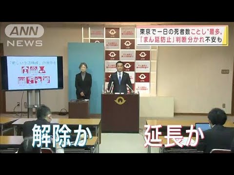 東京で一日の死者数ことし“最多”　「まん延防止」判断分かれ不安も(2022年2月16日)