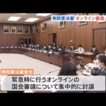 衆院憲法審　オンライン審議について討議