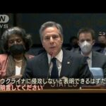 ウクライナ情勢で安保理会合 米国務長官「侵攻しないと表明を」(2022年2月18日)