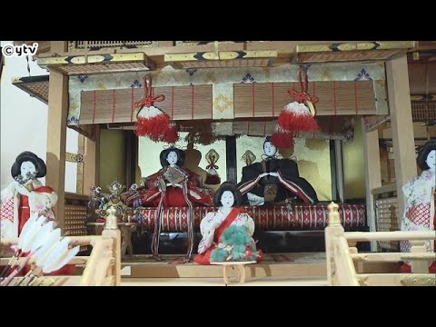 京都、大阪の御殿飾り　雛人形　特別展　日本玩具博物館　姫路市