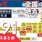 【朝ニュースまとめ】全国の新規感染者9万2078人　静岡・滋賀・奈良・大分で過去最多 2月9日の最新ニュース