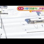 札幌“観測史上一番”大雪で・・・交通マヒ　JR運休続く(2022年2月8日)