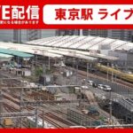 【鉄道ライブ】東京駅　Train, Tokyo Station Live Camera