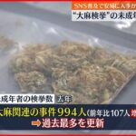 【大麻検挙】未成年者1000人近く…過去最多 SNS普及で安易に入手か