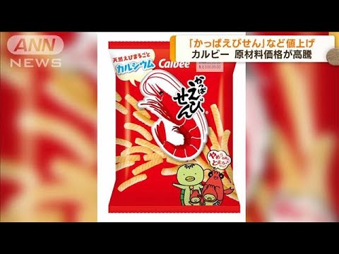 カルビー　かっぱえびせんなど原材料高騰で値上げ(2022年3月30日)