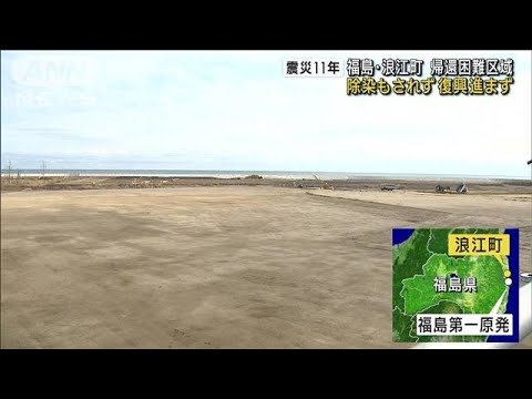 【震災11年】福島・浪江町　原発事故の復興に格差(2022年3月9日)
