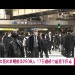 【速報】大阪2908人　コロナ新規感染者、17日連続前週比減(2022年3月20日)