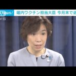 「貴重な経験だった」堀内ワクチン担当大臣　3月末で退任へ(2022年3月29日)