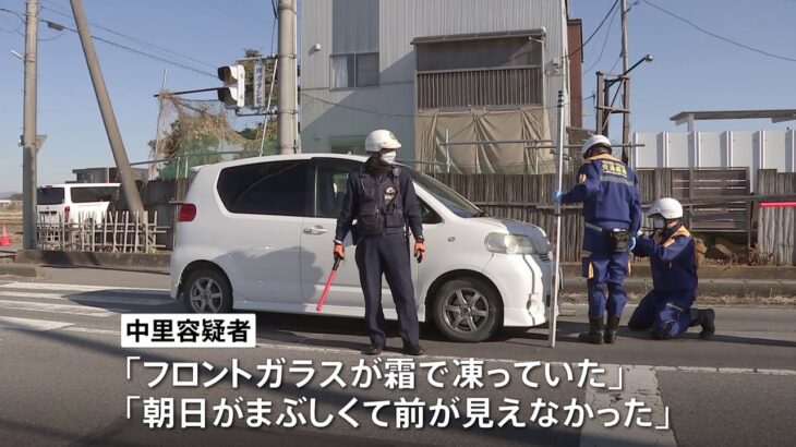 集団登校中の小学生の列に車が突っ込む 3人けが、運転手の男を逮捕 栃木・宇都宮
