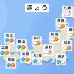 【3月22日 朝 気象情報】これからの天気