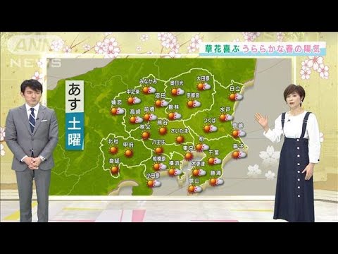 4月下旬並みの暖かさに　一日の気温差大！何着る？(2022年3月11日)