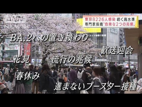 第7波は避けられない？“危険な2つの兆候”専門家が指摘(2022年3月31日)