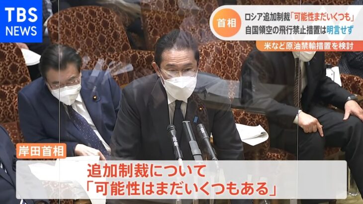 岸田首相、対ロ追加制裁「可能性はまだいくつもある」