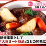 【亀田製菓】“代替肉”市場に参入 お米の菓子作りのノウハウ活用