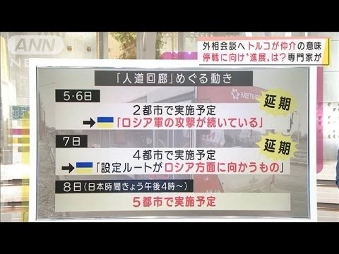 【解説】「人道回廊」設置に見えるロシアの“思惑”(2022年3月8日)