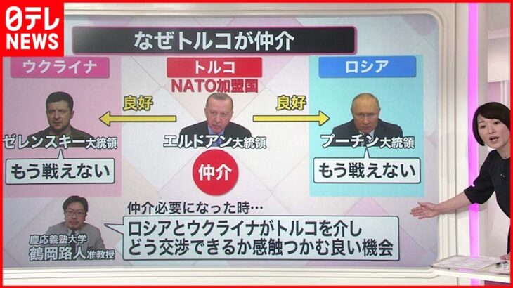 【解説】なぜ？トルコが仲介 ロシア・ウクライナ外相会談”停戦”の行方は？