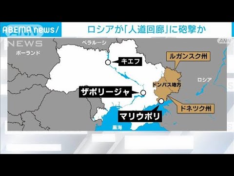 ロシア軍が「人道回廊」に砲撃か　ウクライナが批判(2022年3月8日)