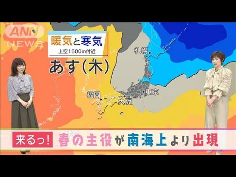 【全国の天気】春の主役が南海上より出現！春本番へ(2022年3月9日)