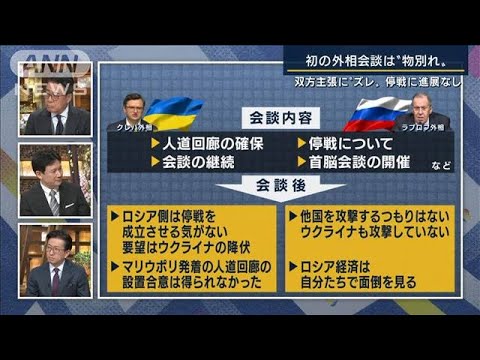 「ウクライナを攻撃していない」持論に終始・・・ロシア外相の発言意図は？専門家解説(2022年3月10日)