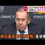 「核兵器を使う可能性」示唆・・・プーチン大統領の“脅し文句”　ラブロフ外相からも(2022年3月11日)