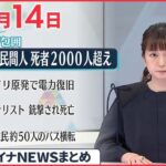 【ウクライナ情勢】ウクライナ・マリウポリで民間人2000人超死亡 4日で死者約2倍に 3月14日ニュースまとめ 日テレNEWS