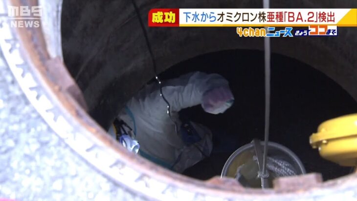 下水からオミクロン株亜種を検出…塩野義と島津製作所の合弁会社が埼玉や京都など調査(2022年3月14日)