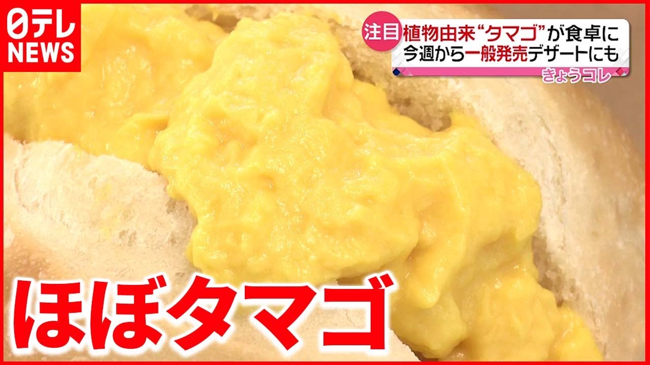 【卵の代替商品】植物由来の“卵”発売 デザート調理にも…