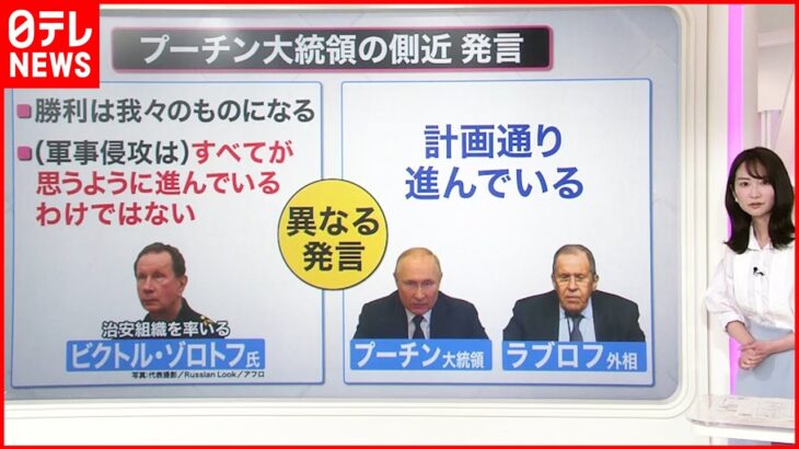 【解説】「計画通り進んでいない」プーチン氏側近の発言が波紋 中国に気になる動きも…