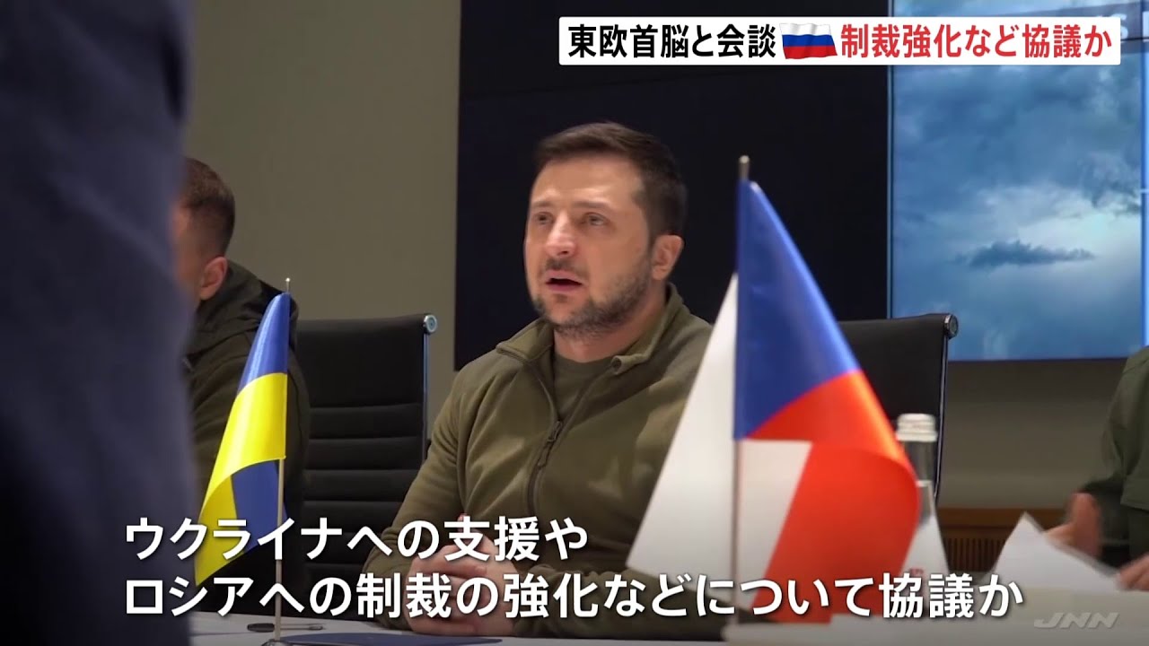 ポーランド首相ら ゼレンスキー氏と会談