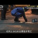 新宿で死亡ひき逃げ　防カメに車・・・男性から事情聴く(2022年3月16日)